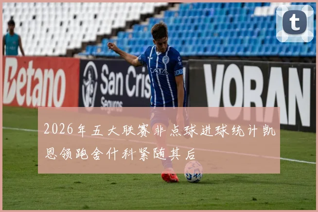 2026年五大联赛非点球进球统计凯恩领跑舍什科紧随其后
